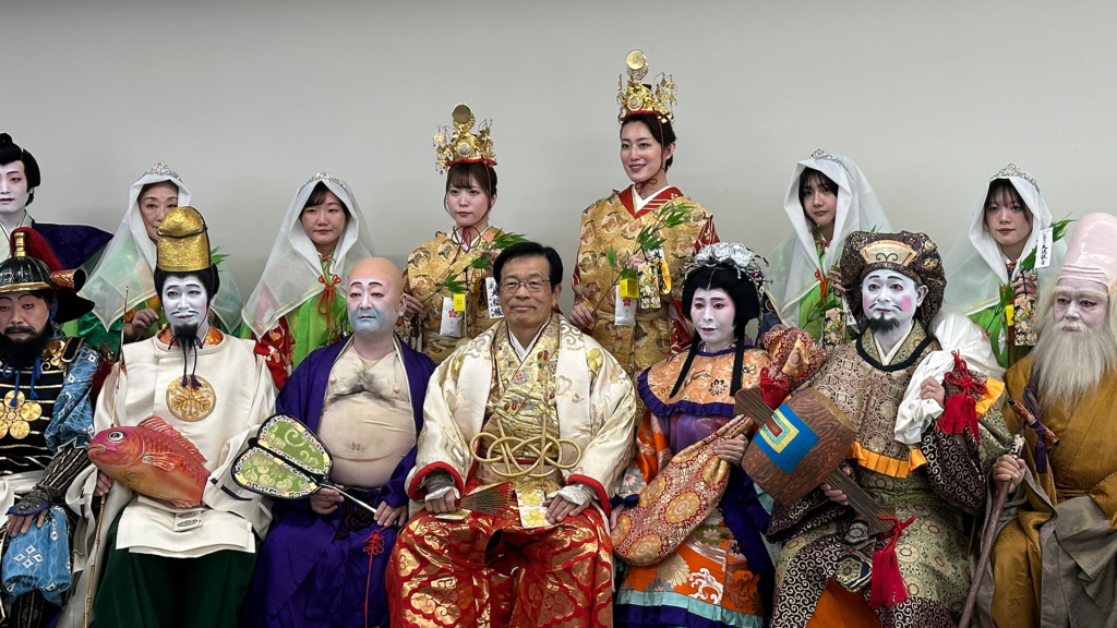 宝船乗船者勢ぞろい